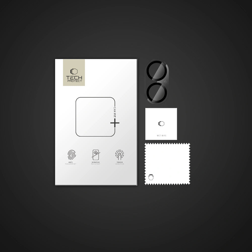 Tech-Protect iPhone 16 / 16 Plus Cam Fit+ Αντιχαρακτικό Γυαλί για την Κάμερα - Διάφανο