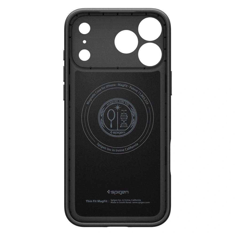 Spigen iPhone 17 Pro Max - Thin Fit Mag - Σκληρή Θήκη με MagSafe - Black