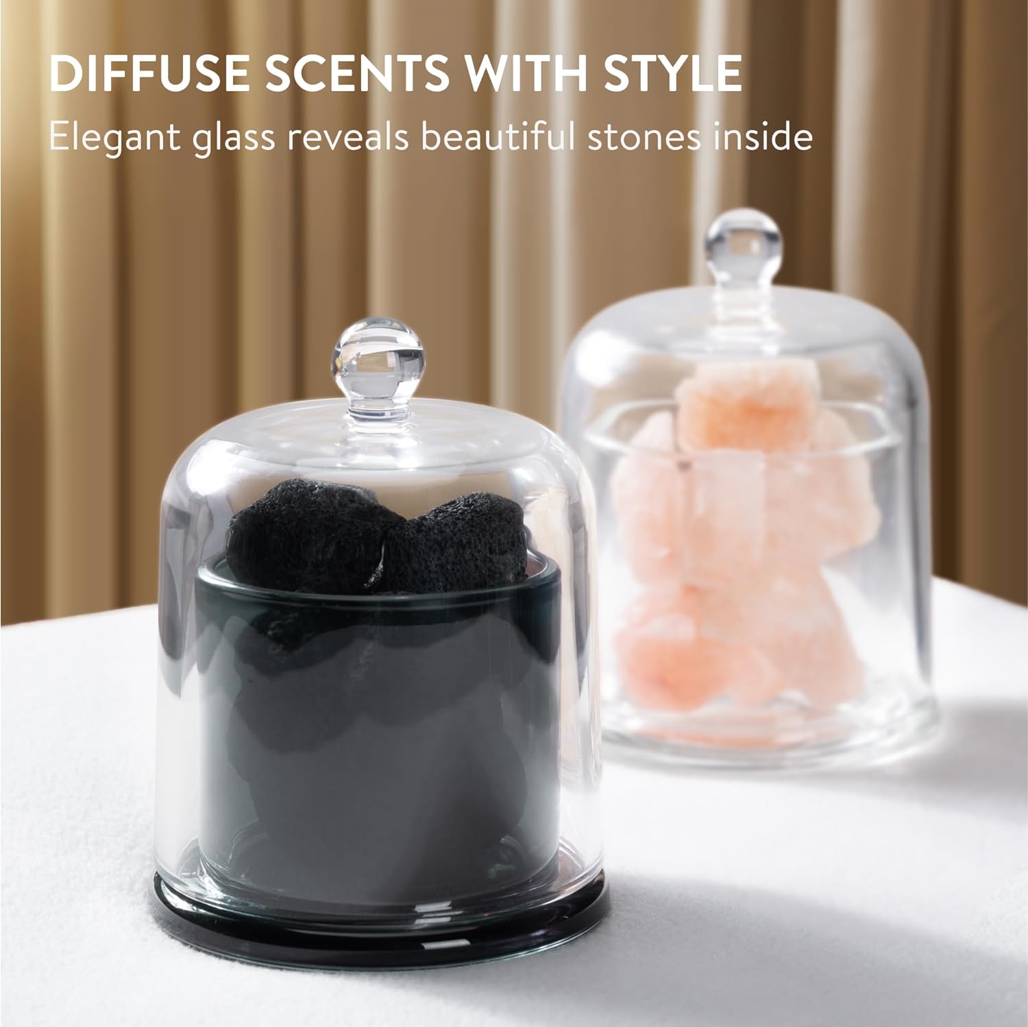 Navaris Διαχύτης Αιθέριων Ελαίων με Φυσικές Πέτρες Λάβας - Lava Stone - 61658.01