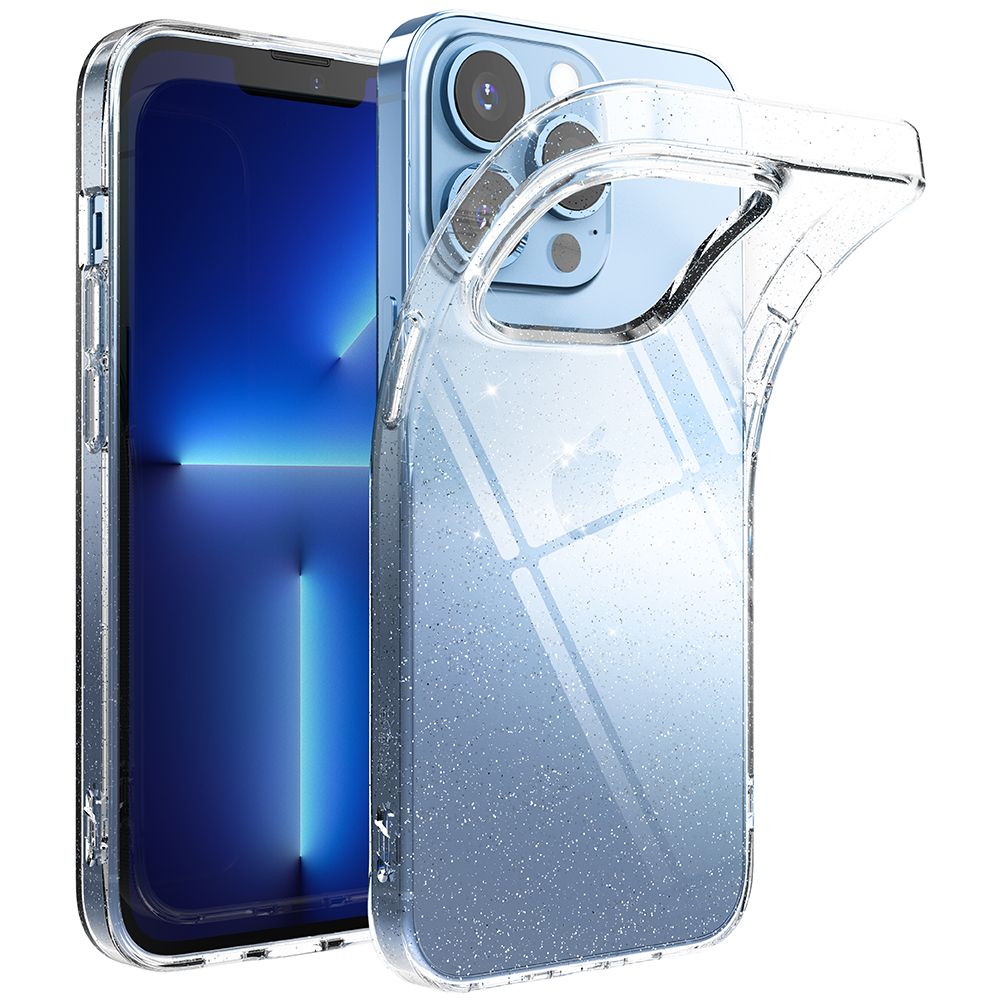 Ringke iPhone 13 Pro Max Air Ultra - Thin TPU Case Λεπτή Θήκη Σιλικόνης - Glitter - Διάφανη