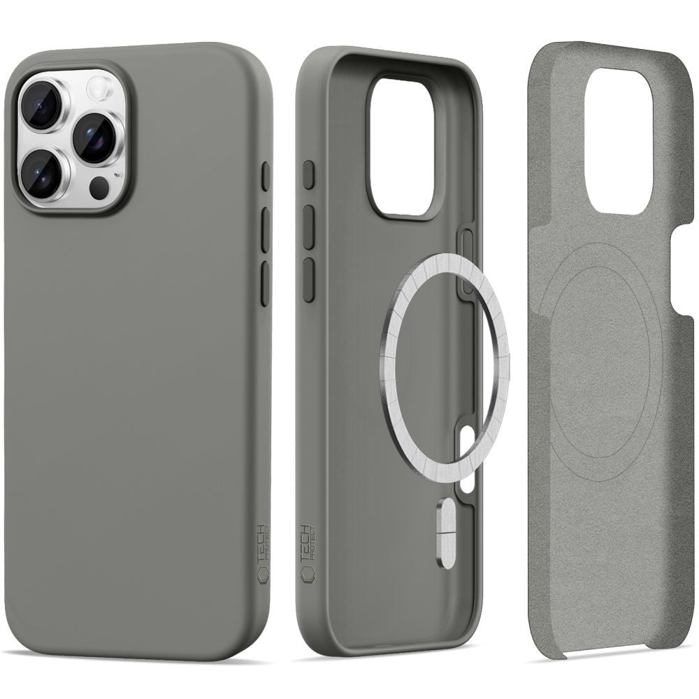 Tech-Protect iPhone 16 Pro Silicone MagSafe Θήκη Σιλικόνης TPU - Matte Clay