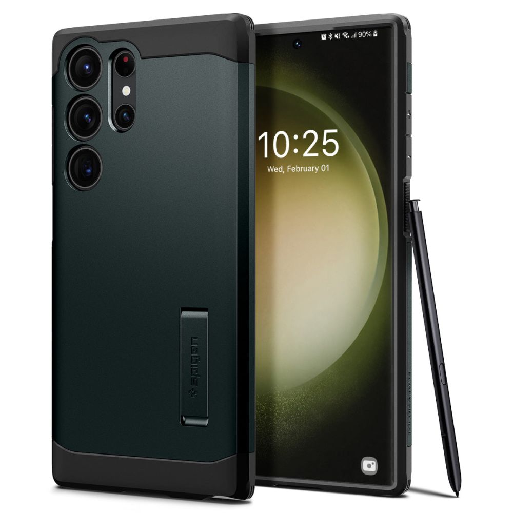 Spigen Samsung Galaxy S23 Ultra Tough Armor Σκληρή Θήκη - Abyss Green