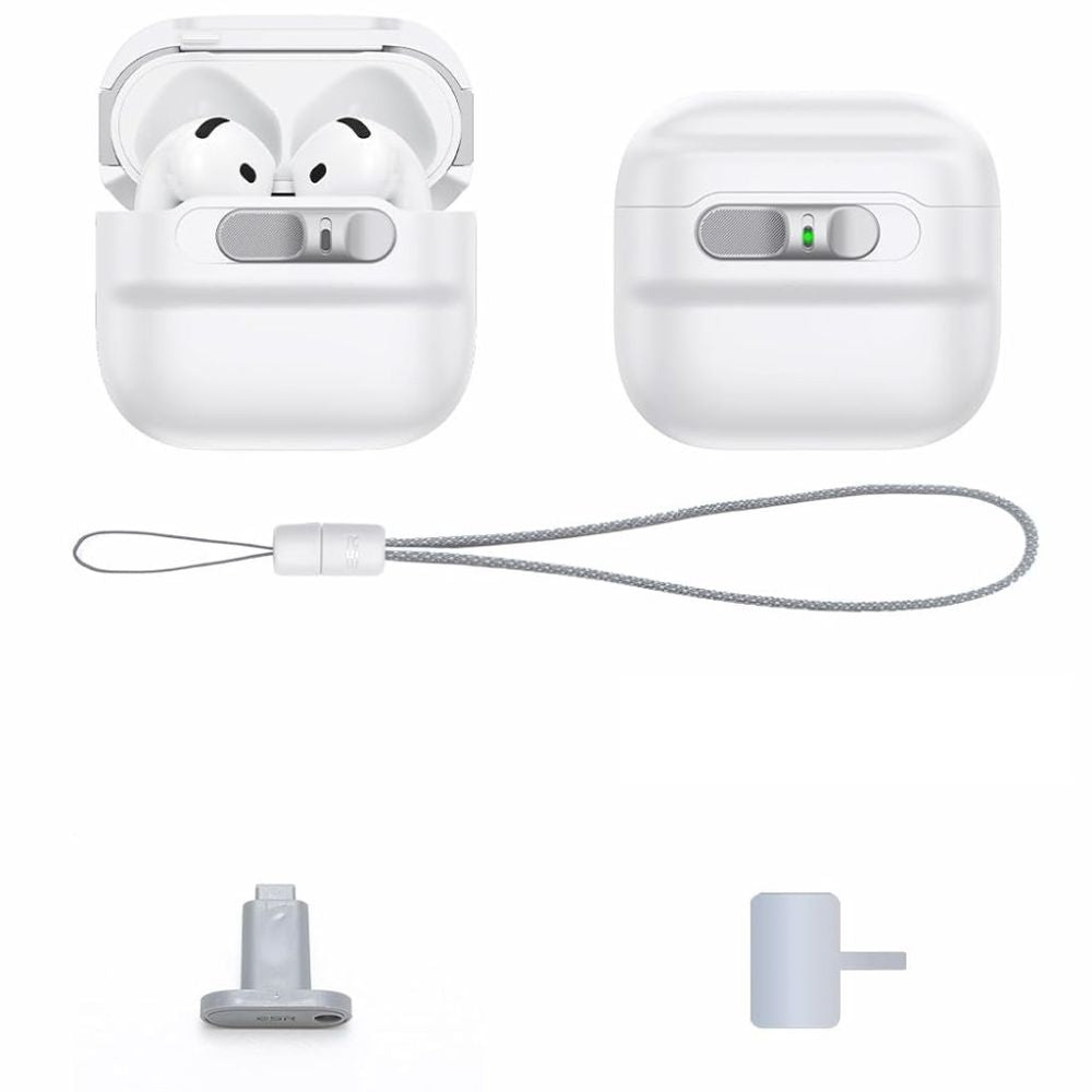 ESR AirPods 4 Θήκη από Σκληρό Πλαστικό με MagSafe - Pulse Halolock - White