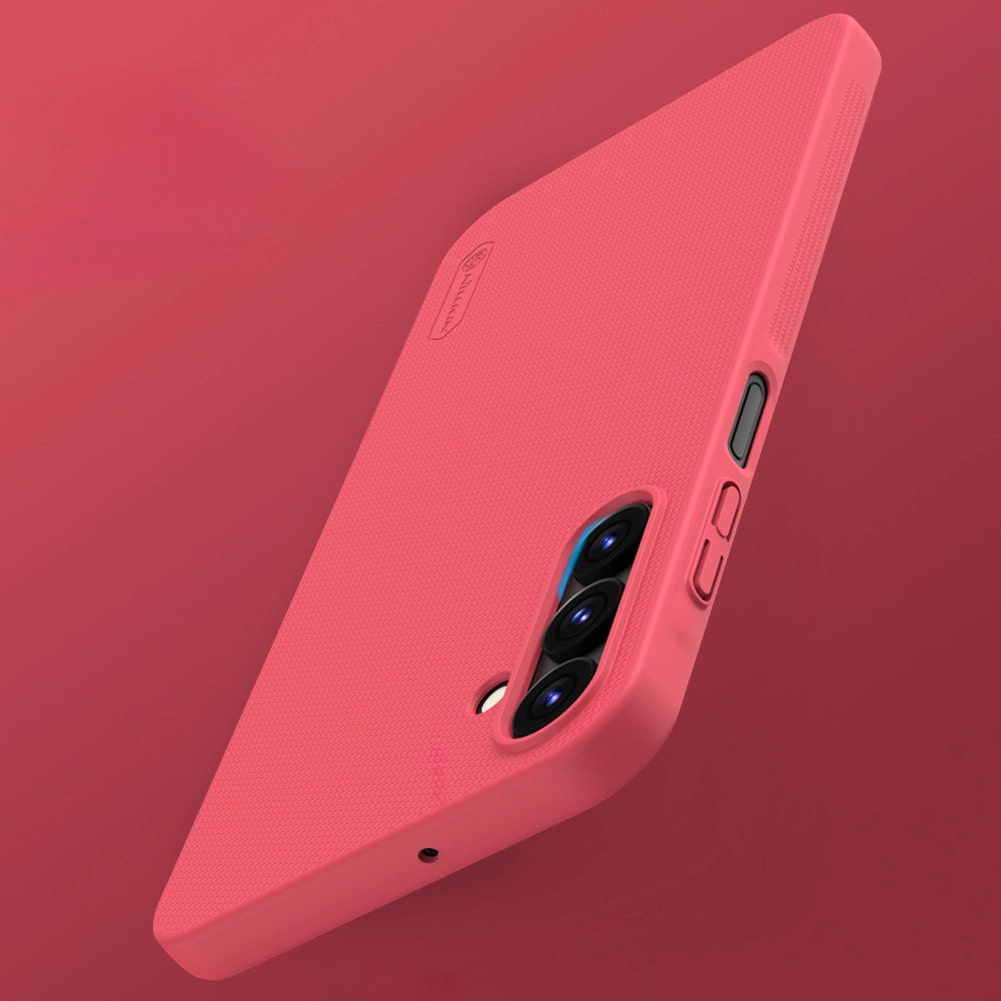 Nillkin Samsung Galaxy A15 4G / A15 5G Super Frosted Shield Σκληρή Θήκη με Πλαίσιο Σιλικόνης - Bright Red