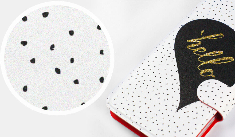 Mobiwear iPhone 13 Pro Θήκη Βιβλίο Slim Flip - Design Hello - M013P