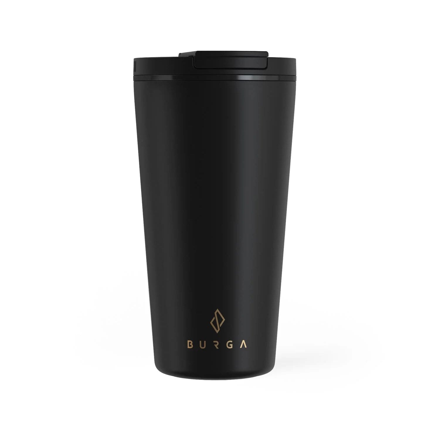 Burga COFFEE-CUP Κούπα Θερμός από Ανοξείδωτο Ατσάλι - 470ml - SolidBlack