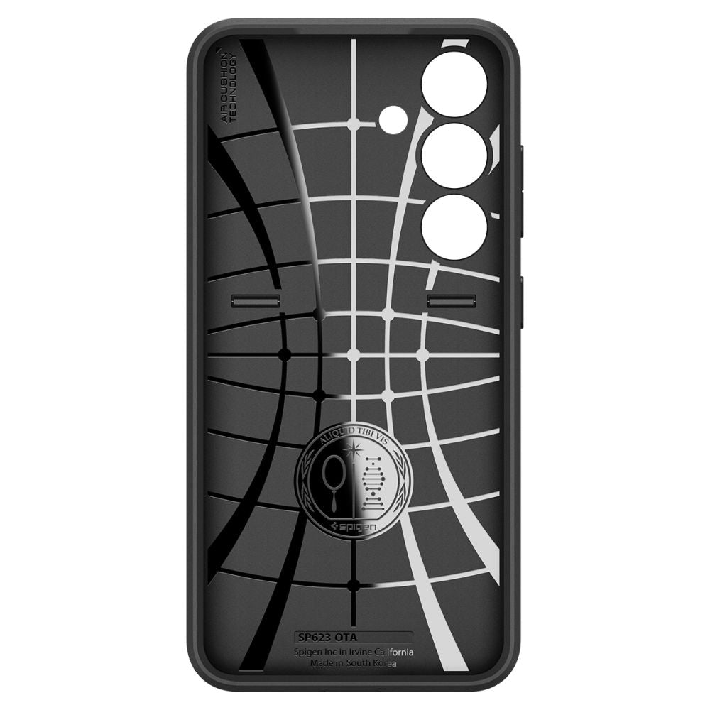 Spigen Samsung Galaxy S24 Optik Armor Θήκη Σιλικόνης με Κάλυμμα για την Κάμερα - Black