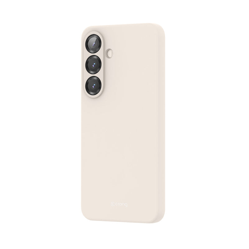 Crong Samsung Galaxy S25 Color Cover Θήκη Σιλικόνης - Beige