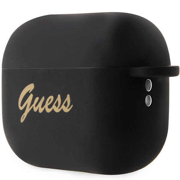 Guess AirPods Pro 2 Θήκη Σιλικόνης - Silicone Charm Heart Collection - Black