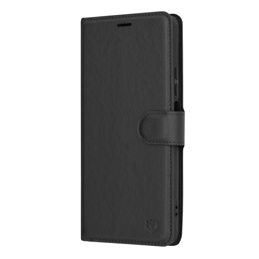 Techsuit Xiaomi Redmi Note 13 5G - Leather Folio - Θήκη Πορτοφόλι από Δερματίνη με Stand - Black