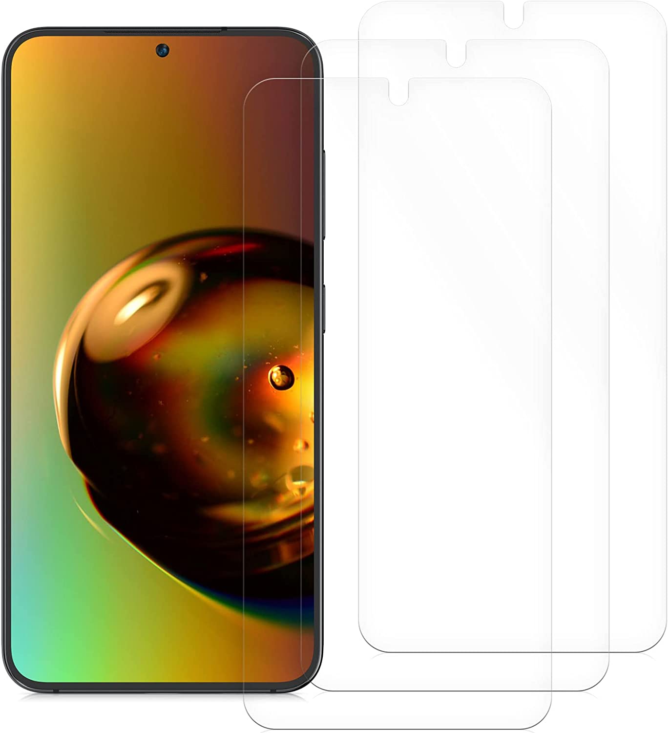 KW Samsung Galaxy S23 - 3 Μεμβράνες Προστασίας Οθόνης - Διάφανες - 60300.1