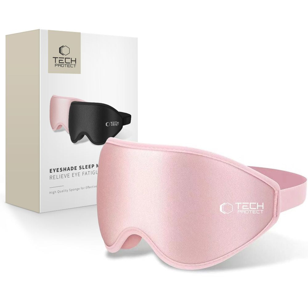 Tech-Protect Eyeshade Sleep Mask - Μάσκα Ύπνου / Ταξιδιού - Baby Pink