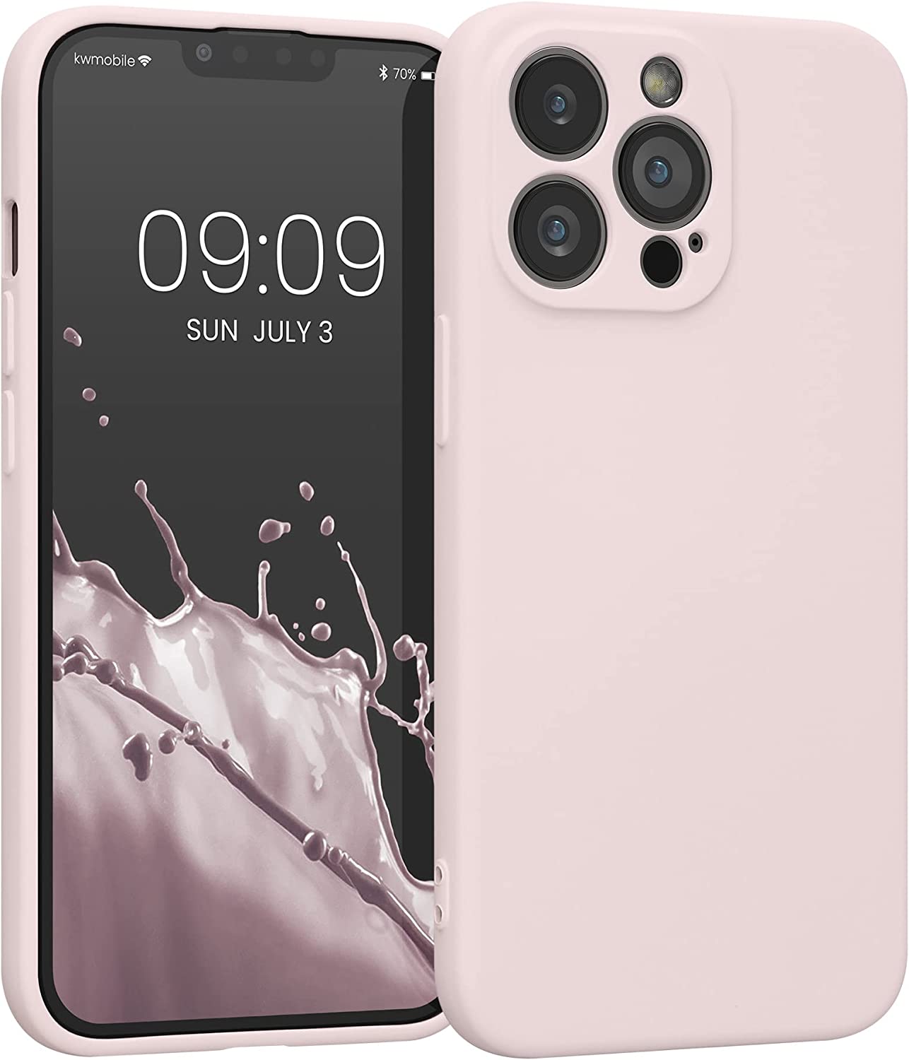 KW iPhone 13 Pro Θήκη Σιλικόνης Rubberized TPU - Coconut Swirl - 58955.225
