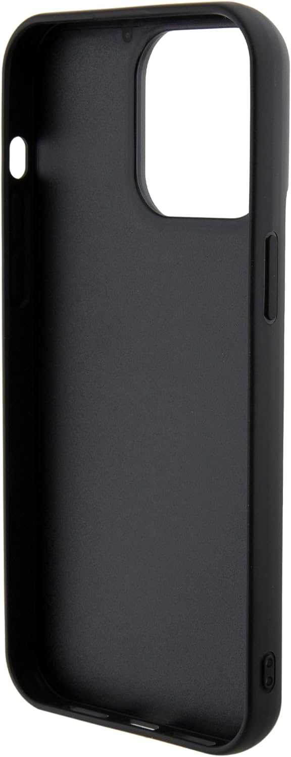 Guess iPhone 15 Pro - Sequin Script Metal Σκληρή Θήκη με Επένδυση από Παγέτες - Black - GUHCP15LPSFDGSK