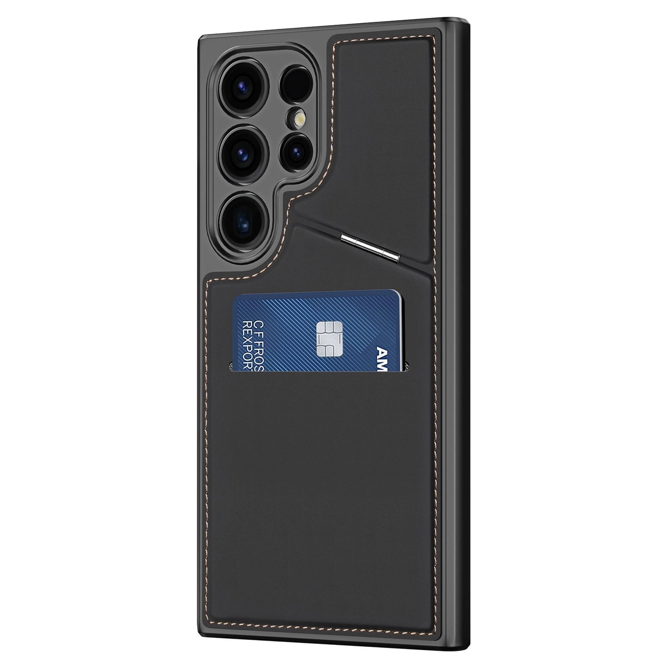 Dux Ducis Samsung Galaxy S24 Ultra Rafi II Mag Anti - RFID Θήκη με Υποδοχή για Κάρτες / Stand και MagSafe - Black
