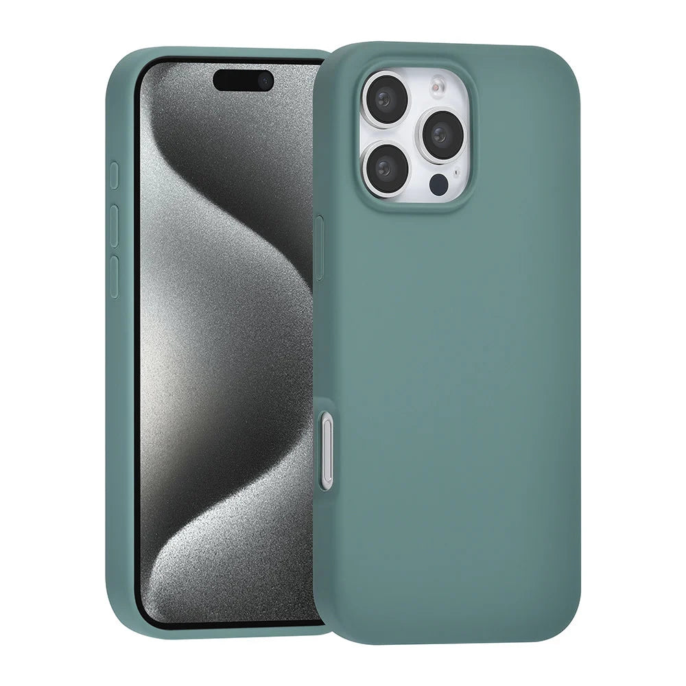 Tuniq iPhone 16 Pro Max Premium Liquid Silicone Θήκη Σιλικόνης - Green