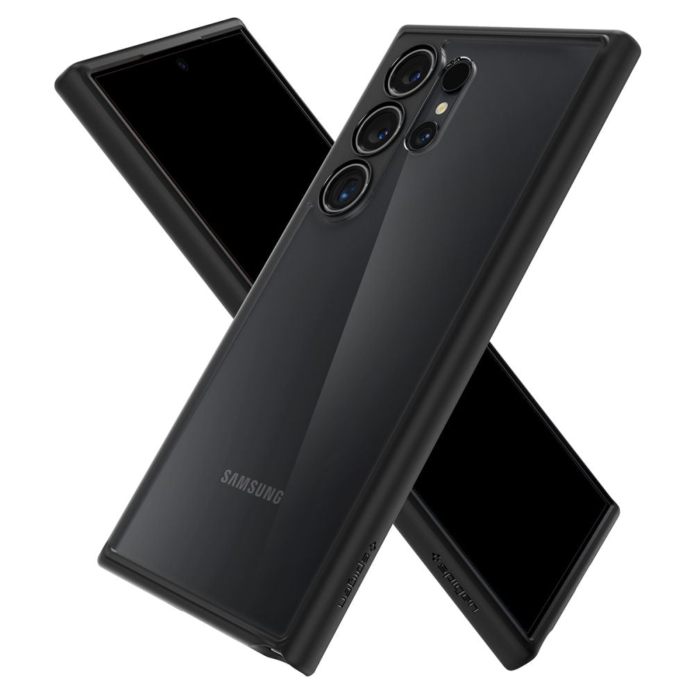 Spigen Samsung Galaxy S24 Ultra - Ultra Hybrid Σκληρή Θήκη με Πλαίσιο Σιλικόνης - Matte Black