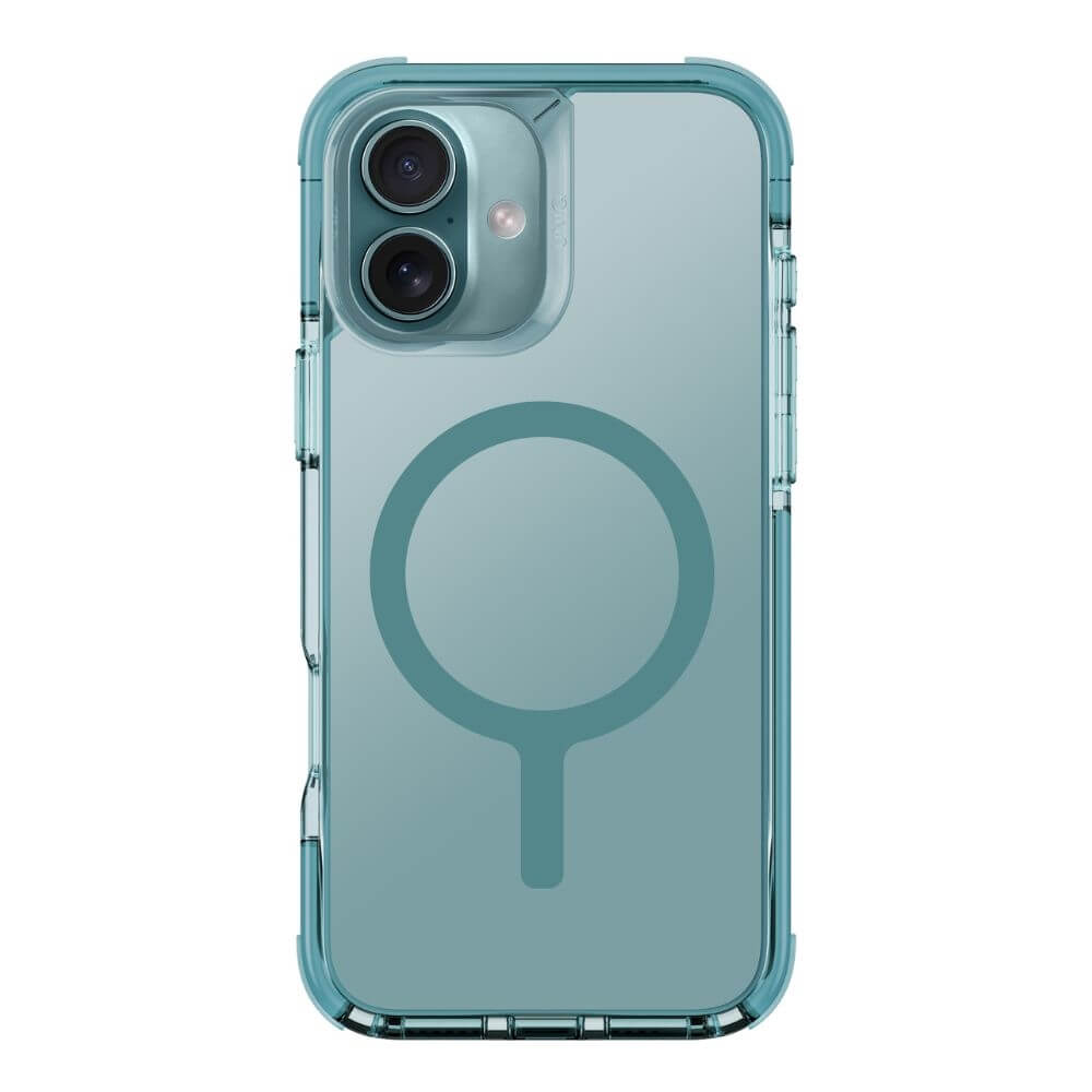 Uniq iPhone 16 Combat Magclick Σκληρή Θήκη με Πλαίσιο Σιλικόνης και MagSafe - Teal Green