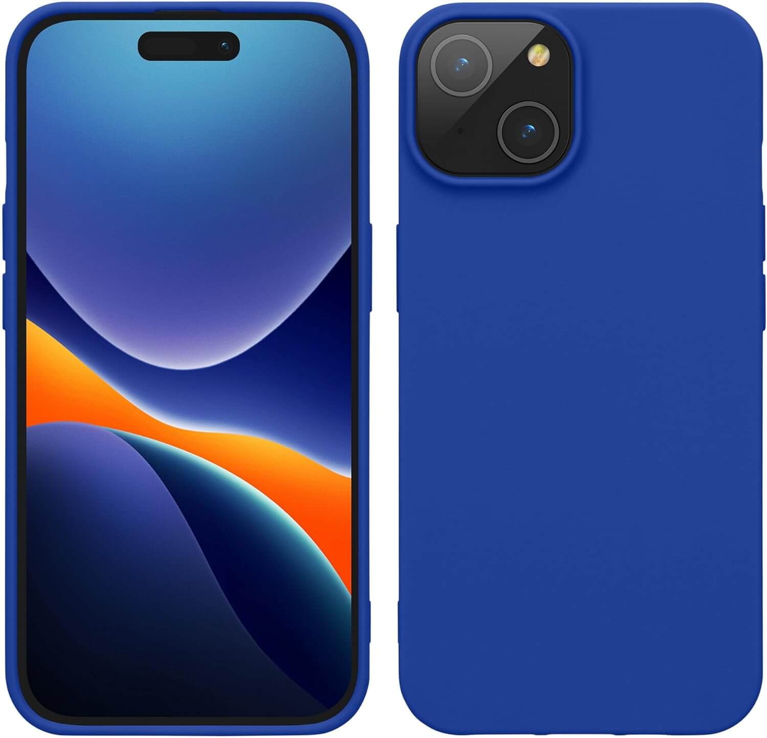 KW iPhone 15 Plus Λεπτή Θήκη Σιλικόνης TPU - Baltic Blue - 61958.134