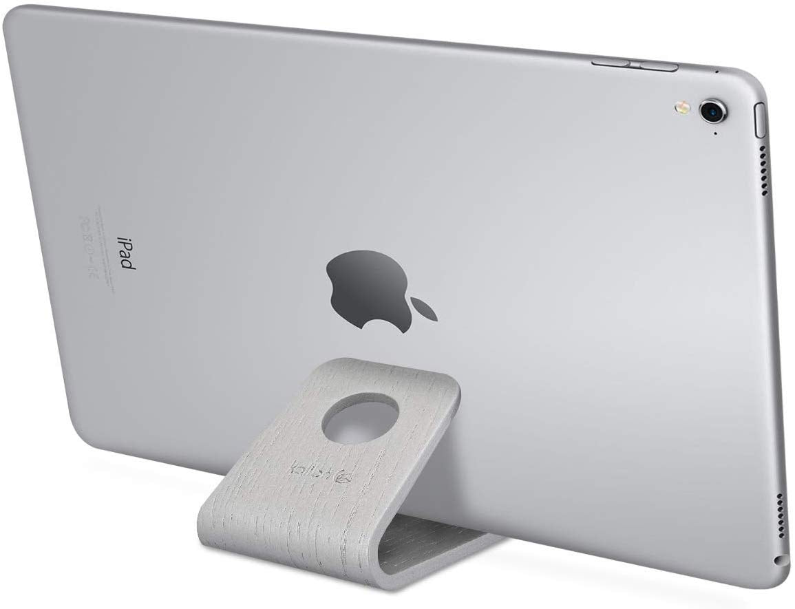 Kalibri Wooden Mobile Stand Βάση Στήριξης Κινητών από Φυσικό Ξύλο - Silver Oak - 34561.35