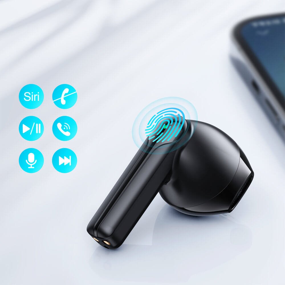 Joyroom Dual - Mic Enc TWS Bluetooth 5.3 - Ασύρματα ακουστικά για Κλήσεις / Μουσική - Black - JR - TL11