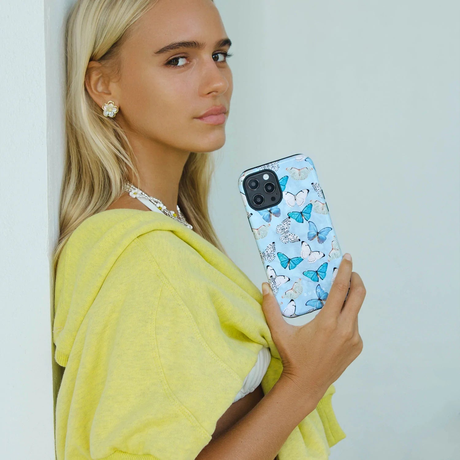 Burga iPhone 14 Fashion Tough Σκληρή Θήκη - Give Me Butterflies