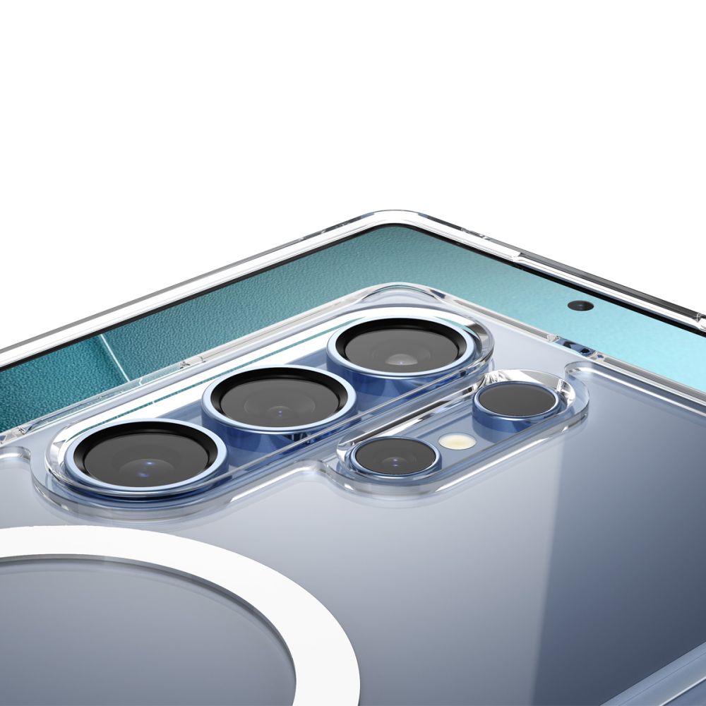 Spigen Samsung Galaxy S25 Ultra - Ultra Hybrid Mag - Σκληρή Θήκη με Πλαίσιο Σιλικόνης Και MagSafe - Clear / White