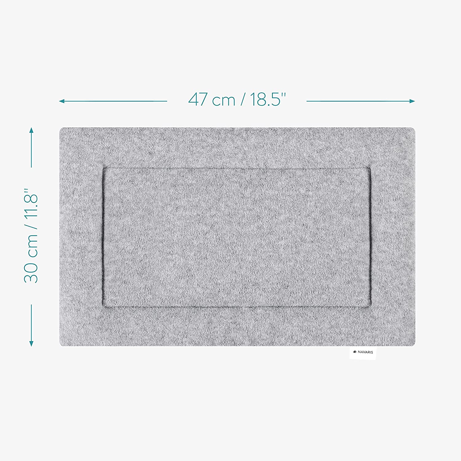 Navaris Μαξιλάρι / Κουβέρτα για Σκύλους 47 x 30 cm - Grey - 54008.22.1