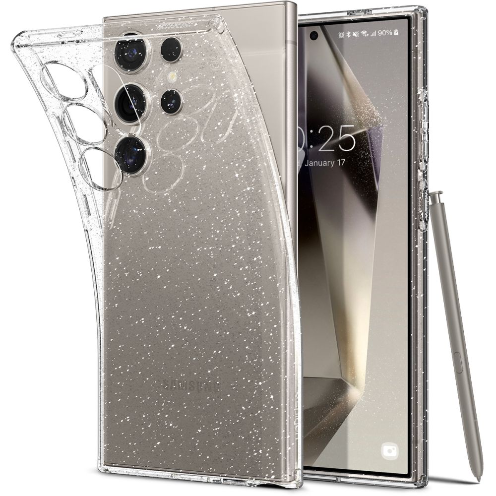 Spigen Samsung Galaxy S24 Ultra Liquid Crystal Θήκη Σιλικόνης - Glitter Crystal
