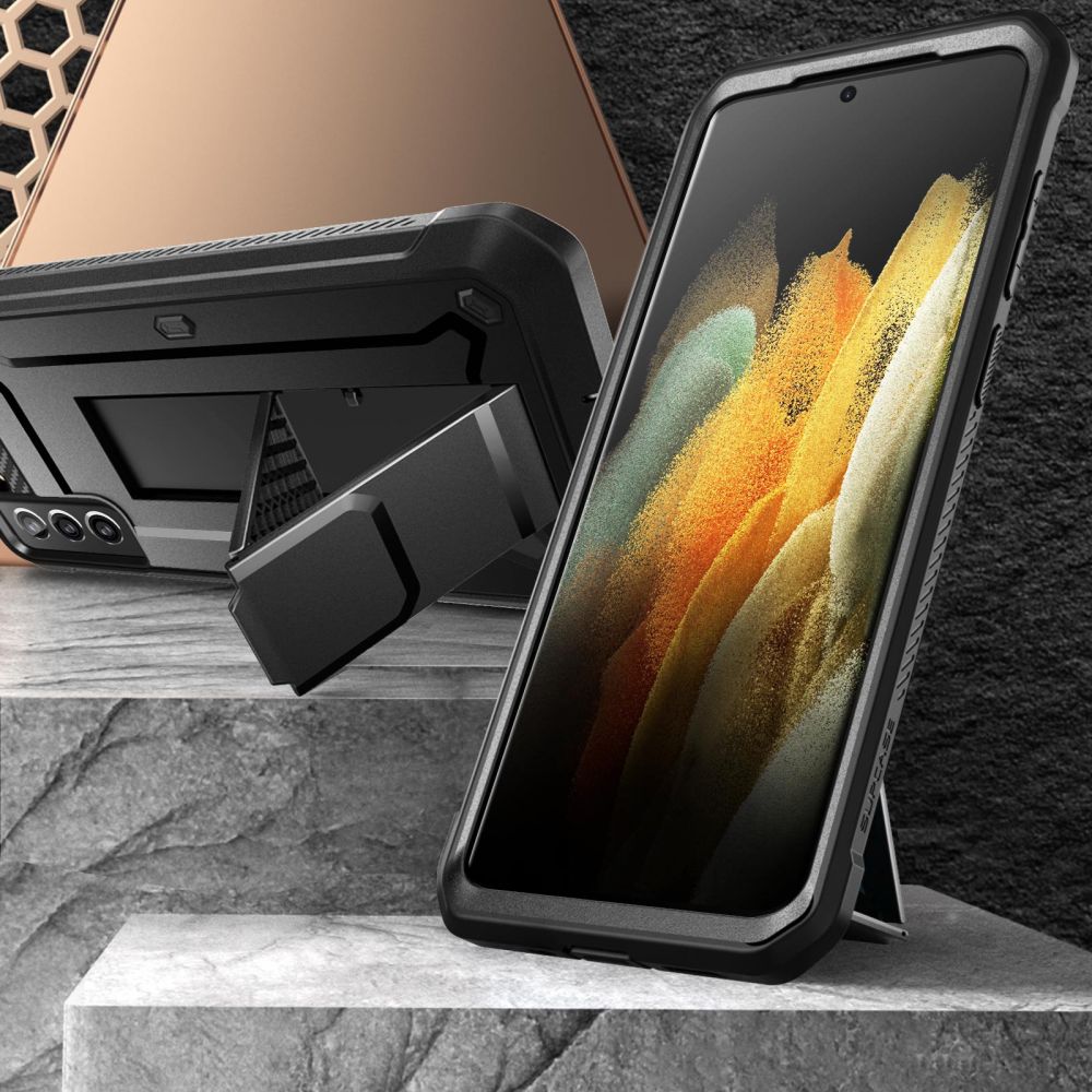 Supcase Samsung Galaxy S21 Unicorn Beetle Pro Σκληρή Θήκη με Stand - Black