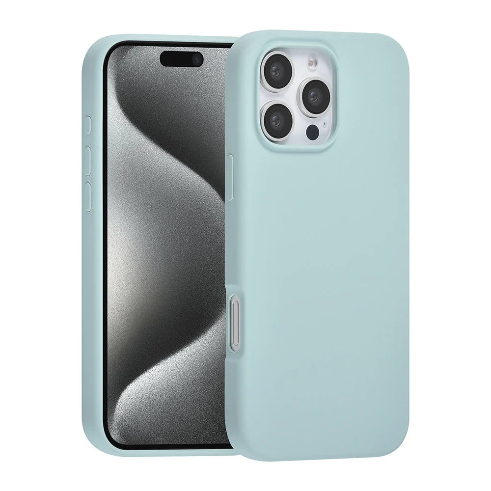 Tuniq iPhone 16 Pro Max Premium Liquid Silicone Θήκη Σιλικόνης - Light Blue