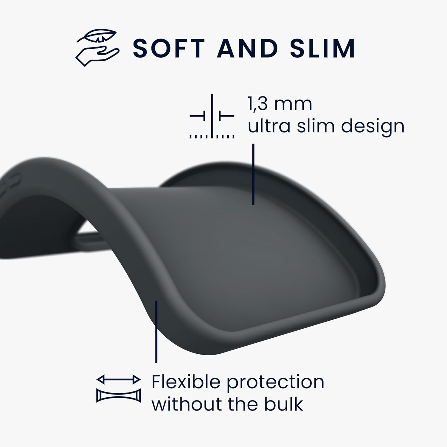 KW Xiaomi Redmi Note 13 Pro+ 5G Λεπτή Θήκη Σιλικόνης TPU - Blueberry Blue