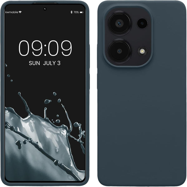 KW Xiaomi Redmi Note 13 Pro 4G Θήκη Σιλικόνης Rubberized TPU - Dark Slate