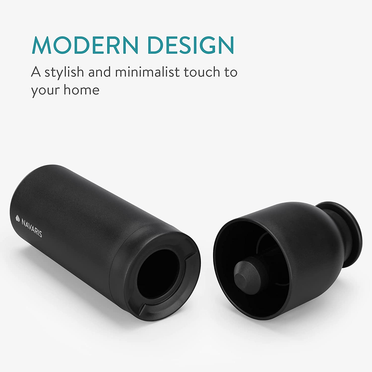 Navaris Κάδος Ανακύκλωσης για Χρησιμοποιημένες Κάψουλες Καφέ - 17.5 x 6 cm - Black - 60426.01