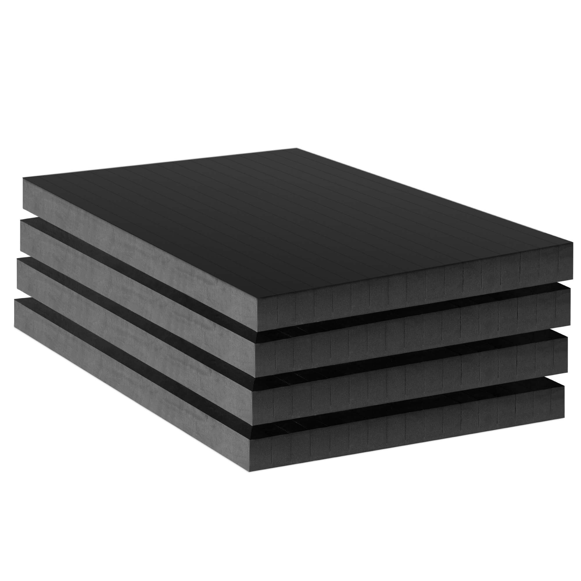 Navaris Σετ με 4 Προστατευτικά Τοίχου Γκαράζ - Black - 55922.01