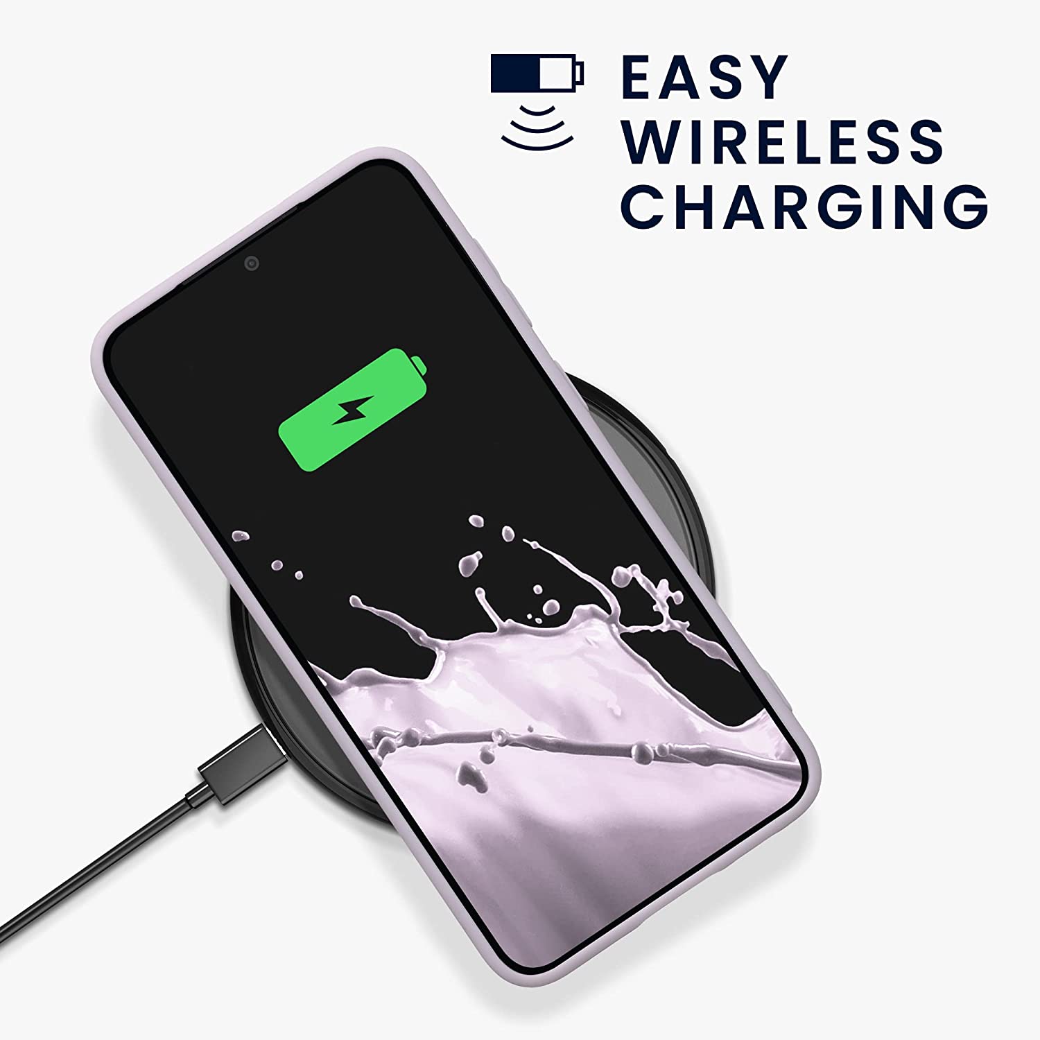 KW Samsung Galaxy S23+ Θήκη Σιλικόνης TPU - Lavender - 60283.108