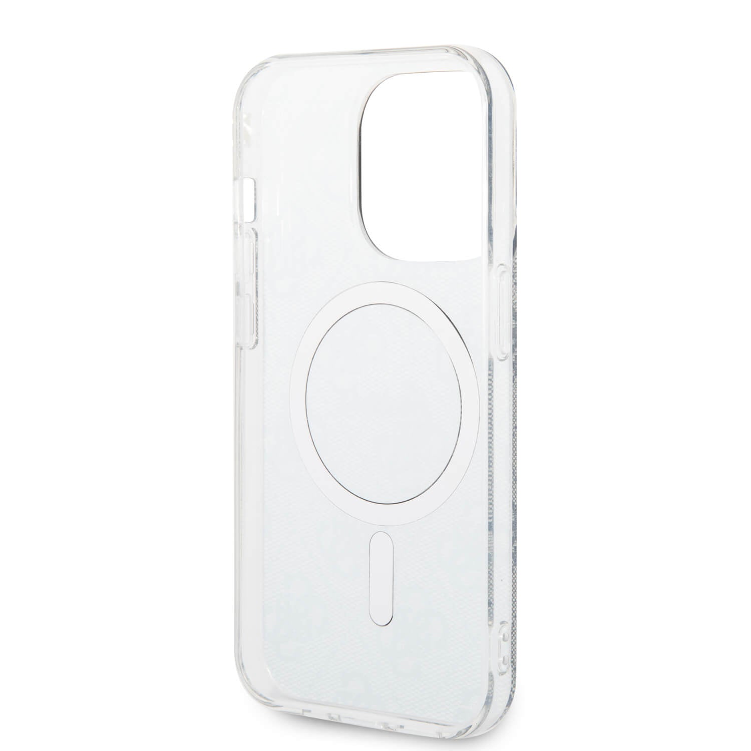 Guess iPhone 14 Pro Max - Bundle Pack MagSafe - Σετ Σκληρή Θήκη με Πλαίσιο Σιλικόνης και Ασύρματος Φορτιστής MagSafe - Design 4G and Gold - Blue - GUBPP14XH4EACSB