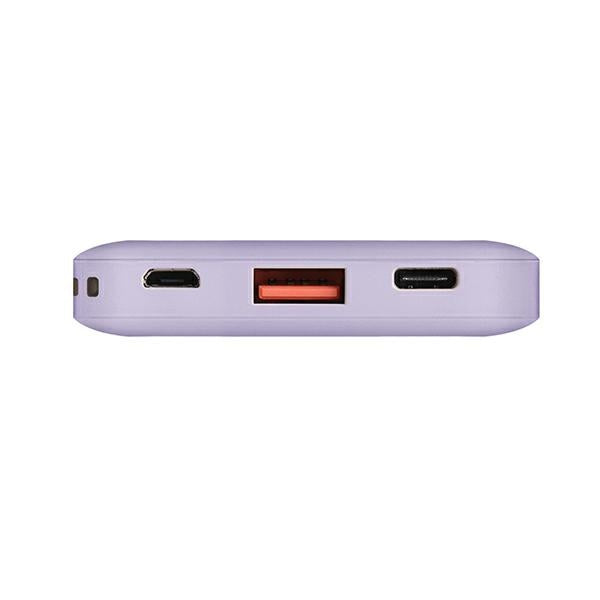 Uniq Fuele Mini PowerBank 8000mAh 18W με Καλώδιο UBS to Type-C - Lavender