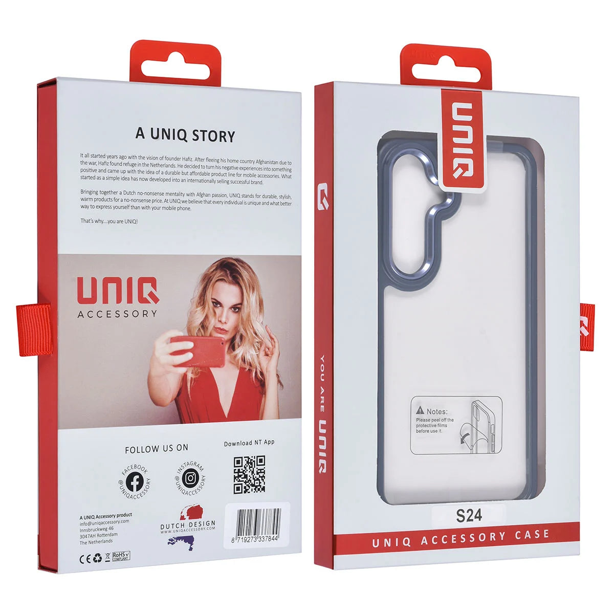 Tuniq Samsung Galaxy S24 - Σκληρή Θήκη με Πλαίσιο Σιλικόνης - Blue