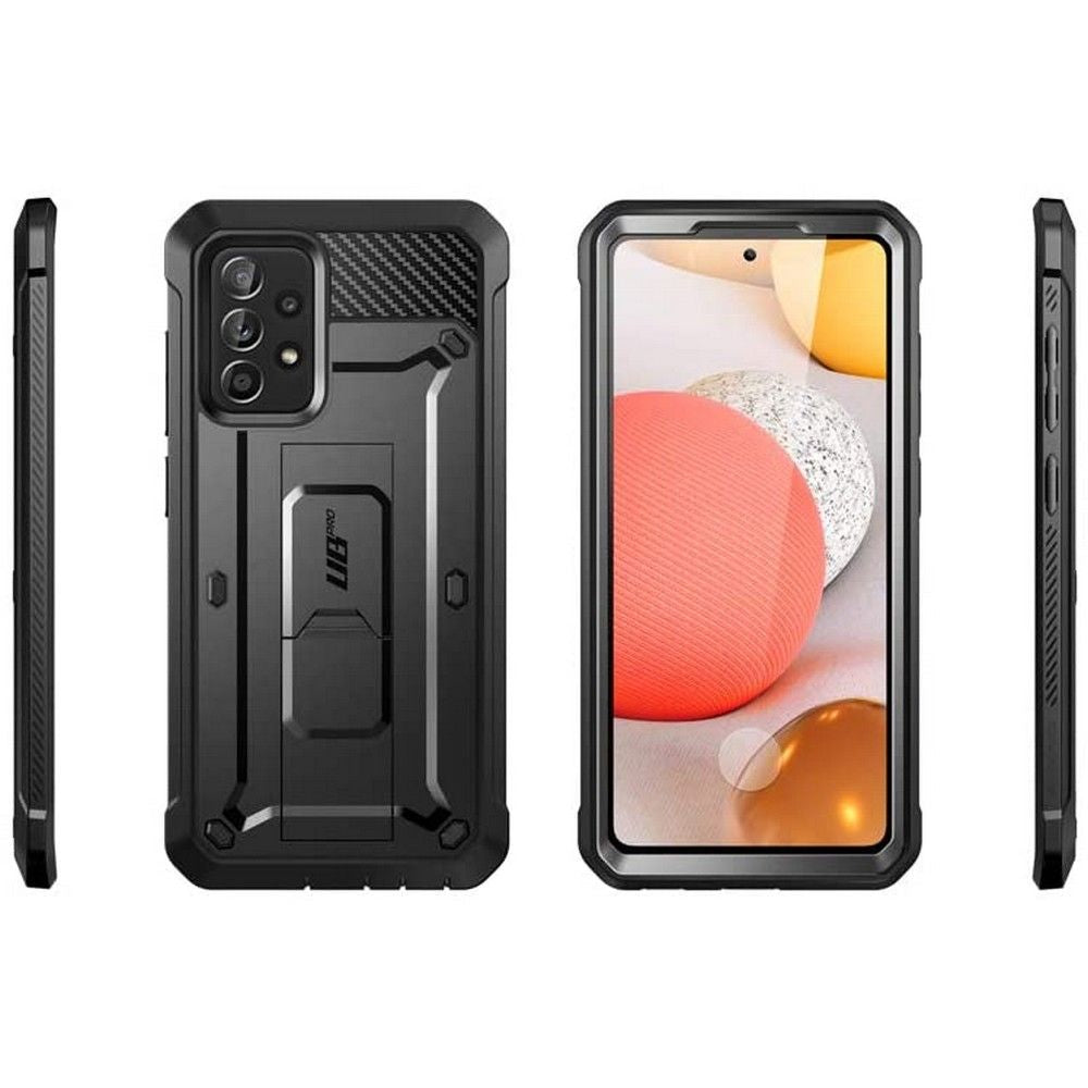 Supcase Samsung Galaxy A52 / A52 5G / A52s 5G Unicorn Beetle Pro Σκληρή Θήκη με Προστασία Οθόνης και Stand - Black