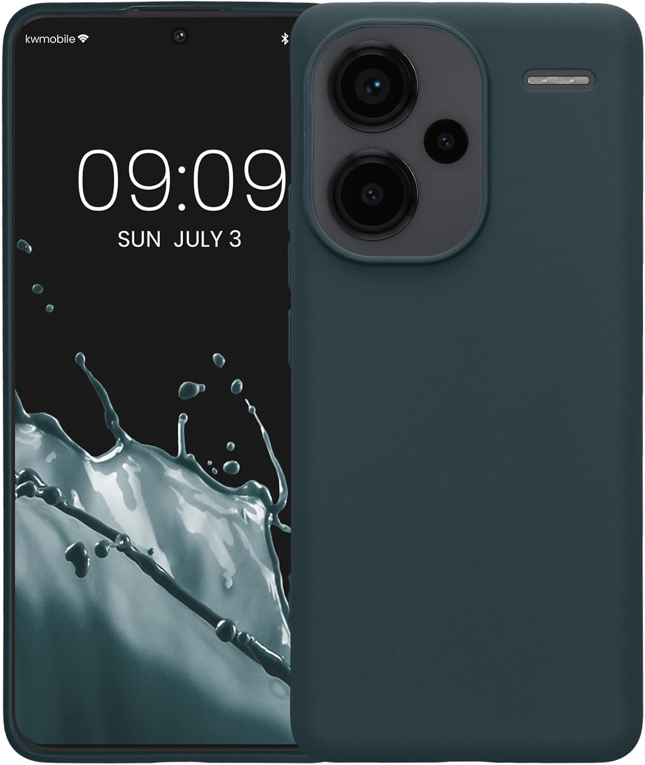 KW Xiaomi Redmi Note 13 Pro+ 5G Λεπτή Θήκη Σιλικόνης TPU - Dark Slate