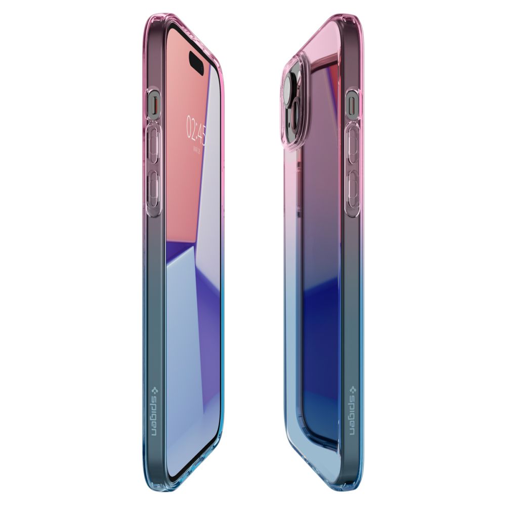 Spigen iPhone 15 Liquid Crystal Θήκη Σιλικόνης - Gradation Pink