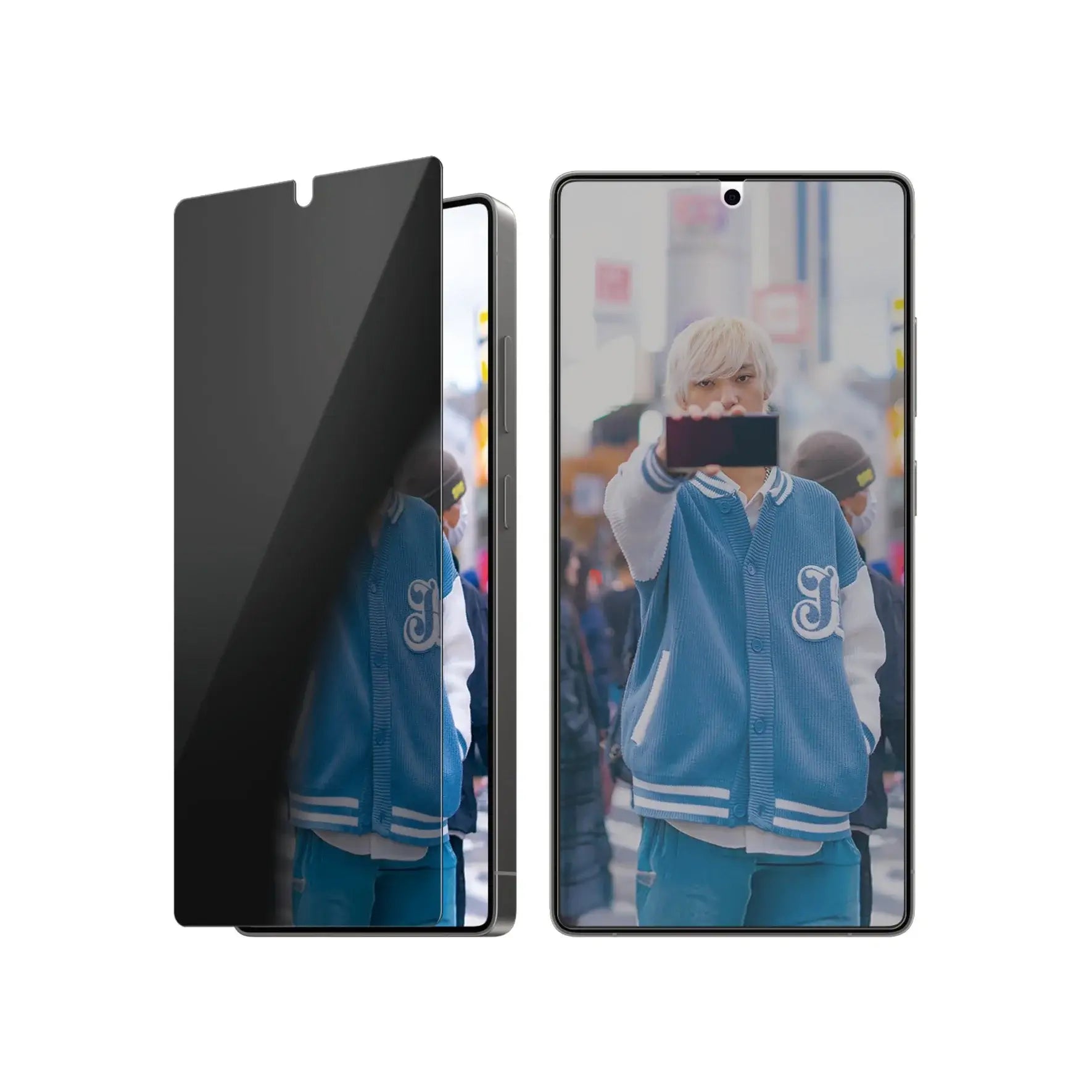 PanzerGlass Samsung Galaxy S25 Ultra Privacy Ultra-Wide Fit Full Screen Αντιχαρακτικό Γυαλί Οθόνης - Black