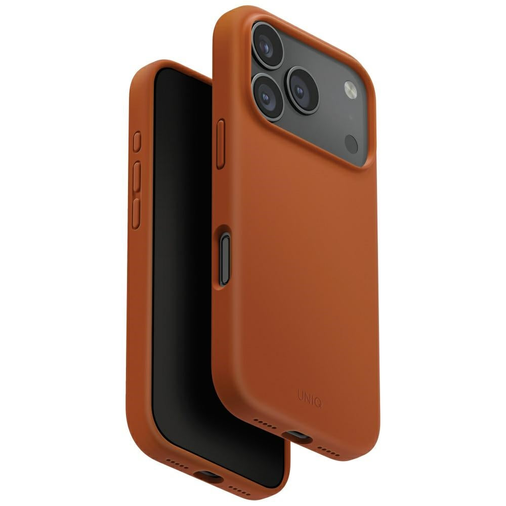 Uniq iPhone 17 Pro - Lino - Θήκη Σιλικόνης με MagSafe - Orange