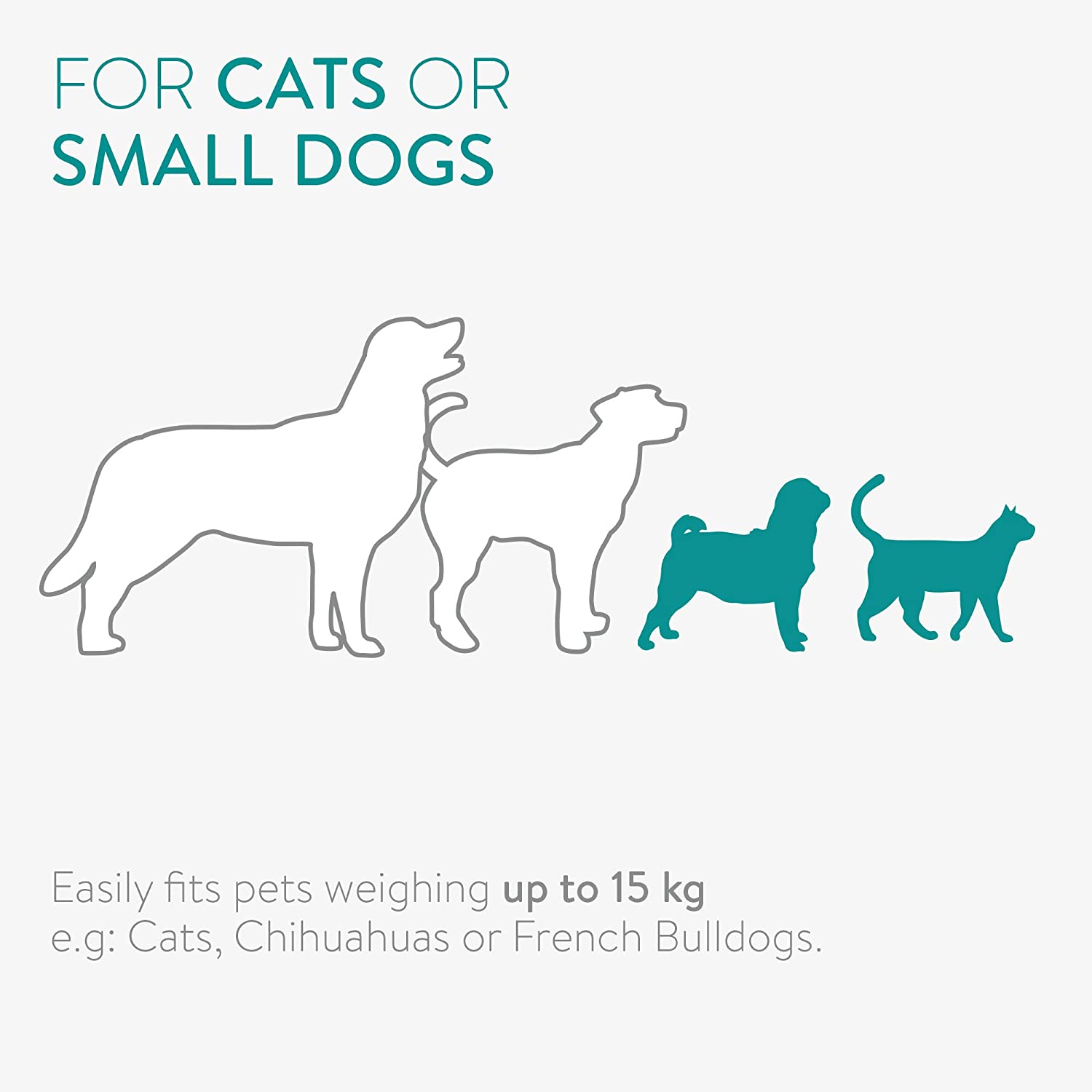 Navaris Αναδιπλούμενο Σακίδιο Μεταφοράς για Κατοικίδια Ζώα - 33 x 28 x 43cm - Grey - 51299.02