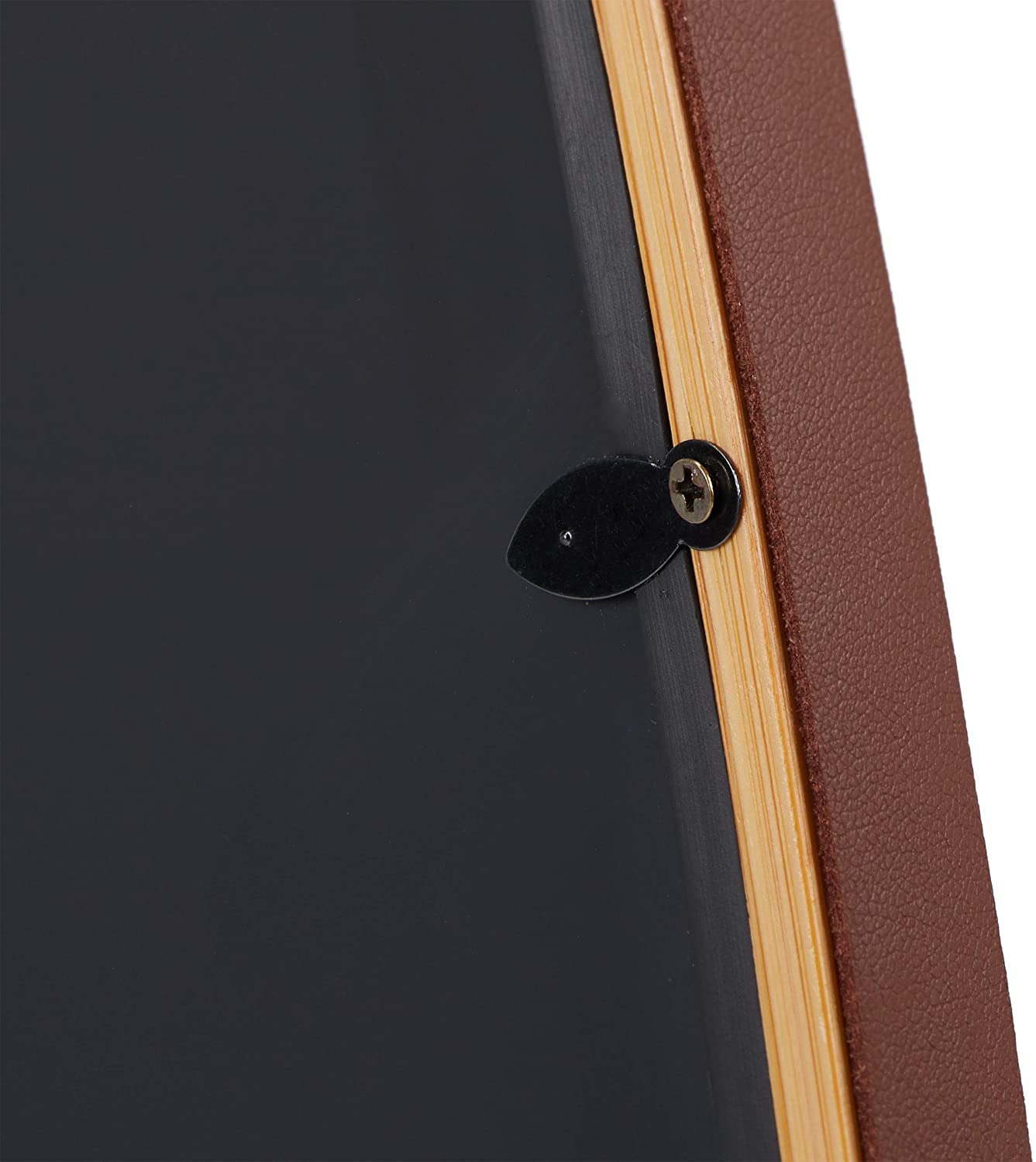 Relaxdays Διακοσμητικός Καθρέπτης Τοίχου με Κορνίζα από Μπαμπού - 76,5 x 43,5 x 1,5 cm - Natural - 4052025265014