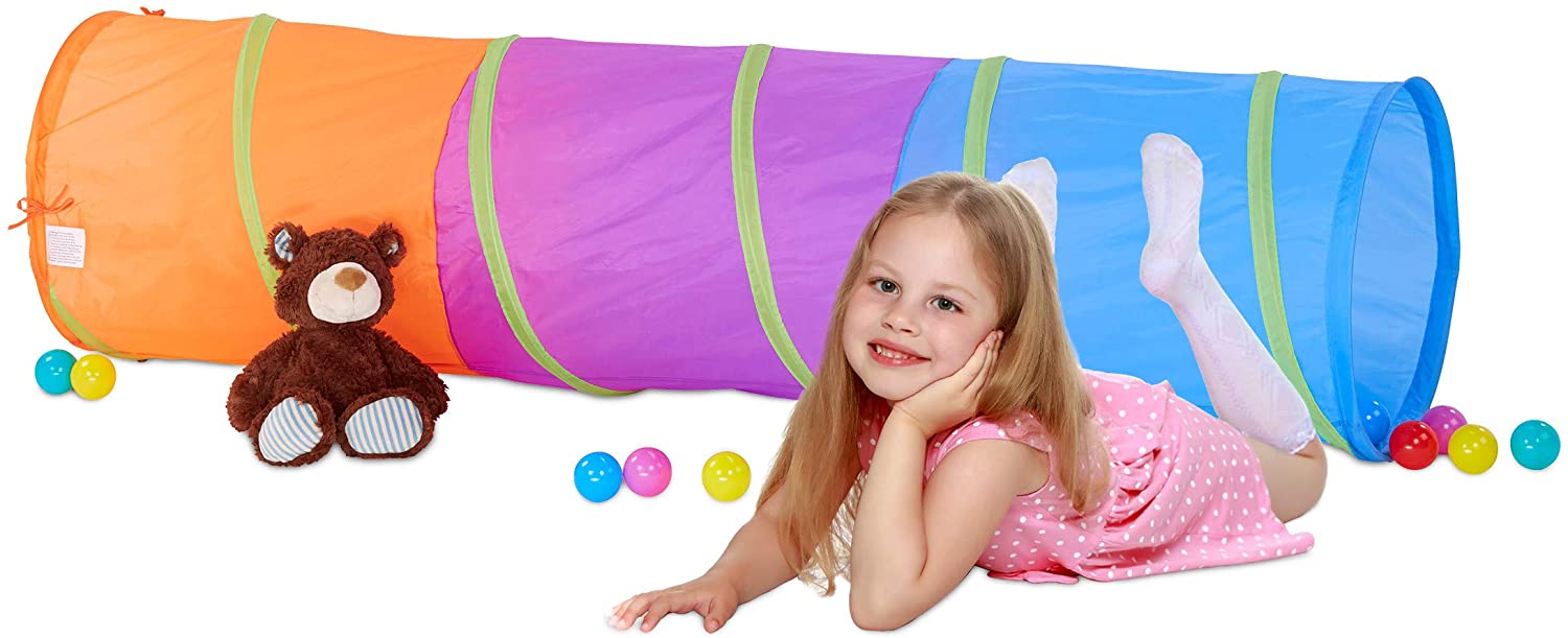 Relaxdays Παιδικό Παιχνίδι Τούνελ - Colourful - 4052025224707