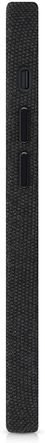 KW iPhone 12 Pro Max Θήκη Σιλικόνης TPU Canvas - Dark Grey - 52744.19