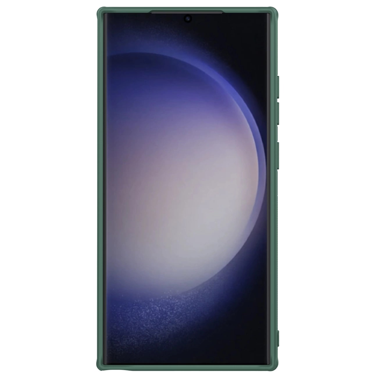 Nillkin Samsung Galaxy S24 Ultra Super Frosted Shield Pro Σκληρή Θήκη με Πλαίσιο Σιλικόνης - Green
