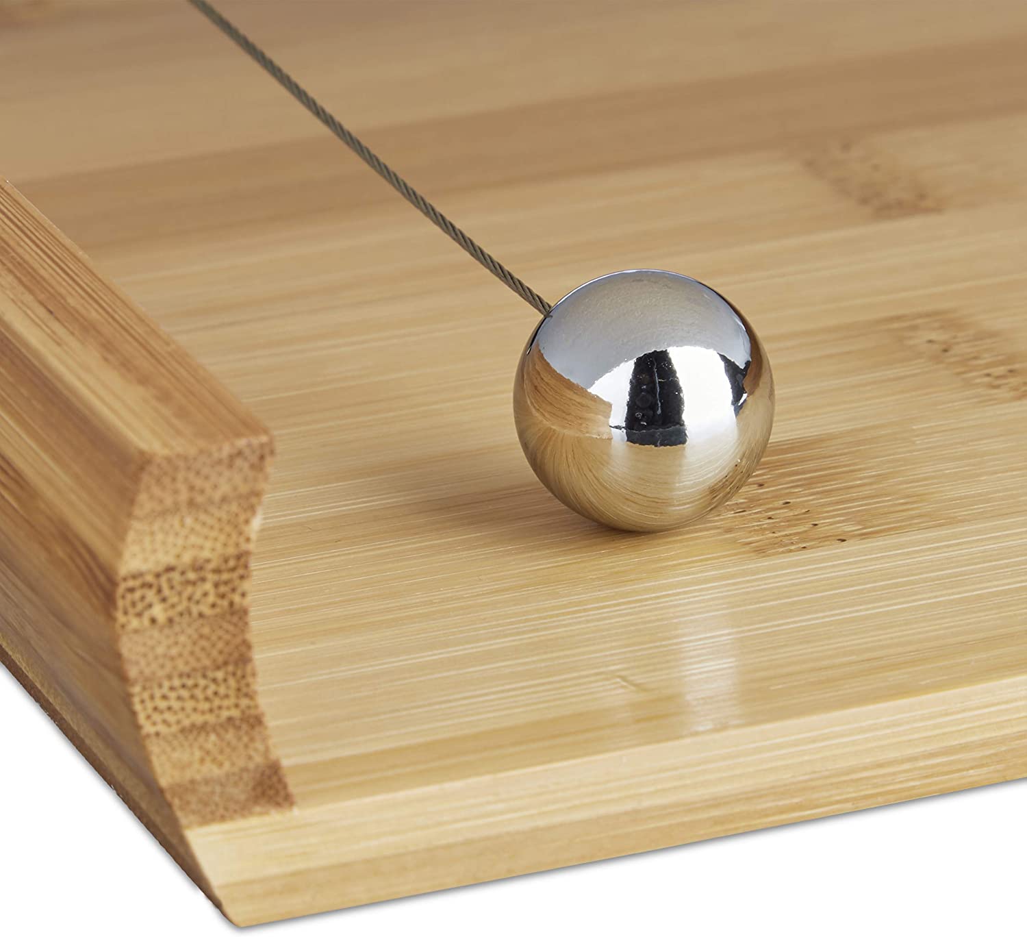 Relaxdays Θήκη για Χαρτοπετσέτες από Μπαμπού - Natural - 4052025209582